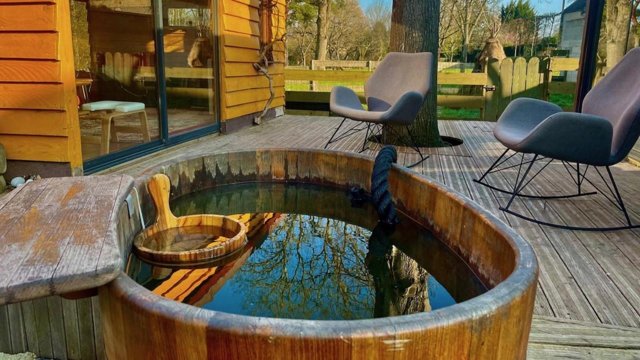 O Et Terre, Gite Ressourcement Bains Spa Cryo Sauna Et Foret Dormelles Екстер'єр фото